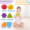MINGKIDS Montessori Toys for 1 Year Old,Baby Sorter Toy Colorful Cube and 6 Pcs Multi Sensory Shape, Toddler Developmental Learning Toys Birthday Gifts,Baby Toys 6-12-18 Months
