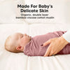 4-Pack Muslin Swaddle Blankets for Baby Boys, Girls - Organic Baby Blankets for Girl, Boy, Baby Swaddle Blanket Unisex, Receiving Blankets, Swaddles for Newborns, Newborn Baby Essentials (Corals)