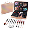 Color Nymph All in One Makeup Kits for Beginner Teens, Makeup Set Girl Women with Hand Bag included 54 Colors Eyeshadow Blushes Bronzer Highlighter Concealer Lipgloss Eyeliner Lipliner Brushes(Gold)