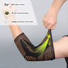 FCNUSX Copper Elbow Brace Compression Sleeve for Pain Relief Men & Women, Arm Support Sleeves Forearm Pain Relief Pads Braces