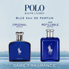 Ralph Lauren - Polo Blue - Eau de Parfum - Men's Cologne - Aquatic & Fresh - With Citrus, Bergamot, and Vetiver - Medium Intensity - 4.2 Fl Oz