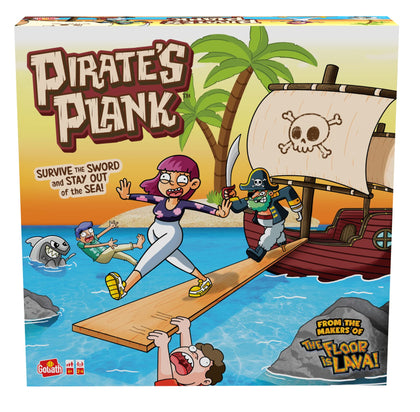 Goliath Pirate's Plank - from The Makers of The Floor is Lava, Ages 4 and Up, 2-4 Players