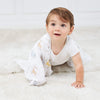 aden + anais Essentials Disney Muslin Swaddle Blankets for Baby Girls and Boys, Newborn Receiving Blanket for Swaddling, 100% Cotton Baby Swaddle Wrap, 4 Pack, Winnie + Friends
