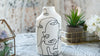 Kimdio Ceramic Vase for Home Decor, Abstract Irregular Design Flower Vase, Living Room Decor Minimalist Decorative Vases for Pampas Grass