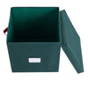Elf Stor Christmas Ornament Storage Box with Adjustable Dividers and Lid, 64 Slots, Green