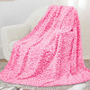 Warm Blanket Pink Soft Fleece Blankets Throw Blankets for Bed