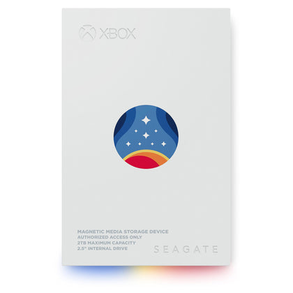 Seagate Starfield Special Edition Game Drive 2TB External Hard Drive HDD - USB 3.2 Gen 1, Custom RGB LED, 3 Year Rescue Services by Seagate (STMJ2000400)