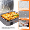 Lifewit Insulated Casserole Carrier for Hot or Cold Food, Casserole Dish with Lid and Carrying Case, Lasagna Holder for Potluck Parties/Picnic/Cookouts, Fits 9