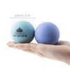 Acupoint Physical Massage Therapy Lacrosse Ball Set Ideal for Yoga Deep Tissue Massage Trigger Point Therapy and Myofascial Release Physical Therapy Equipment Back Foot Plantar Fasciitis (Blue)