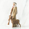 Willow Tree Zampognaro (Shepherd with Bagpipe), A Shepherd's Gift, a Joyous Melody, proclaiming The News! Expand and Elevate Your Nativity Collection or Holiday Advent, Sculpted Hand-Painted Figure