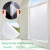 Coavas Window Privacy Film Frosted Glass Window Film Heat Blocking Window Tinting Film for Home Non Adhesive Static Cling Removable Frosting Bathroom Door Window Covering (17.5 x 78.7 Inch, Pure)