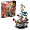 LEGO Marvel Endgame Final Battle, Avengers Model for Build and Display, Collectible Marvel Playset with 6 Minifigures Including Captain Marvel, Shuri and Wanda Maximoff, Marvel Fan Gift Idea, 76266