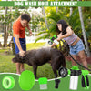 Pup Jet Dog Wash Outdoor, 8-in-1 Dog Sprayer Hose Attachment with Dog Shower Brush and Pet Grooming Comb, 3/4 Inch Standard Garden Hose Nozzle for Watering Flowers, Car Washing, Pet Bathing(Green)