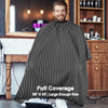 Barber Cape and Neck Duster Brush,Waterproof Polyester Salon Hair Cutting Cape, Large Haircut Cape