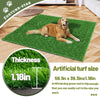 Fortune-Star 59.1 x 39.4IN Dog Grass Pad for Dogs, Large Artificial Grass for Dogs Potty Grass for Pets , Dog Grass with Drainage Holes, Turf Dog Potty for Indoor/Outdoor Easy to Use and Clean