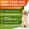 Hemp Treats - Glucosamine Dog Joint Supplement + Omega 3 - w/Hemp Oil - Chondroitin, MSM - Advanced Mobility Chews - Joint Pain Relief - Hip & Joint Care - Chicken Flavor - 120 Ct - Made in USA
