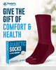 Doctor's Select Diabetic Socks for Women and Men - 4 Pairs Non Binding Socks | Diabetic Socks Women | Womens Diabetic Socks