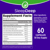 Orgain SleepDeep, Melatonin Sleep Support Supplement with Magnesium, GABA, L-Theanine, L- Tryptophan, Chamomile, Lemon Balm, and Valerian Root, Gluten Free, Soy Free - 60 Count, 30 Day Supply