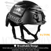 ACTIONUNION Airsoft Fast Helmet Basic Set PJ Type Tactical Paintball Helmet (Medium, Tan)