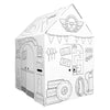 Easy Playhouse Garage - Kids Art and Craft for Indoor and Outdoor Fun, Color Favorite Garage Items- Decorate and Personalize a Cardboard Fort, 32