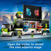 LEGO City Gaming Tournament Truck 60388, Gamer Gifts for Girls, Boys, and Kids, Esports Vehicle Toy Set for Video Game Fans, Featuring 3 Minifigures, Toy Computers and Stadium Screens, Ages 7+