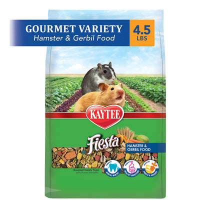 Kaytee Fiesta Pet Hamster And Gerbil Food, 4.5 Pound
