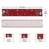 Red Christmas Table Runner - Snowman Rustic Christmas Birds Table Runners Winter Farmhouse Kitchen Dining Table Decoration for Indoor Outdoor Home Holiday Party Decor 13 x 72 Inch (13x72 in)