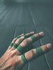 Bighorn Athletics Jiu-Jitsu & Judo Finger Tape, Warrior Edition 0.3-Inch x 45-feet, 8-Rolls (Military Green & Black) - Versatile Tape for Martial Arts, Climbing, and More