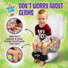 Toilet Seat Covers Disposable - 24 Large Waterproof Potty Covers for Toddlers, Kids, and Adults by Mighty Clean Baby - 2 Packs of 12 Covers