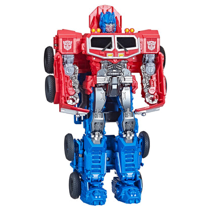 Transformers Toys Rise of The Beasts Movie, Smash Changer Optimus Prime Converting Action Figure for Ages 6 and up, 9-inch