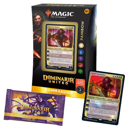 Magic: The Gathering Dominaria United Commander Deck - Painbow + Collector Booster Sample Pack