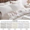 Bedsure Cotton Duvet Cover Queen - 100% Cotton Waffle Weave Coconut White Duvet Cover Queen Size, Soft and Breathable Queen Duvet Cover Set for All Season (Queen, 90