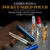 Infinite Scents Cologne Samples for Men: 10 Designer Fragrances + Pocket-Sized Pouch - Travel-Size Sampler Set, Sample Pack Gift Set