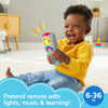 Fisher-Price Laugh & Learn Baby Learning Toy, Puppy's Remote Pretend TV Control with Music and Lights for Ages 6+ Months