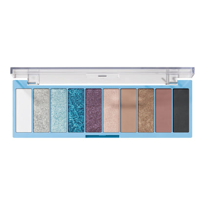 e.l.f. Perfect 10 Eyeshadow Palette, Ten Ultra-pigmented Vibrant Shades