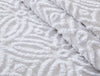 Beatrice Home Fashions Wedding Ring Chenille Bedspread, Queen, White