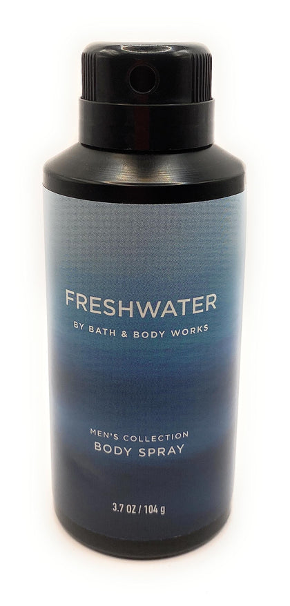 Bath & Body Works Mens Collection Freshwater Deodorizing Body Spray 3.7 Fluid Ounce