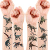 100PCS Dinosaur Temporary Tattoos Birthday Party Supplies Decorations 10 Sheet 3D Tattoos Stickers Super Cute Party Favors Kids Boys Girls Gifts Ideas Classroom School Prizes Themed Baby Showers