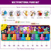 Kids Musical Piano Mats with 25 Music Sounds,Musical Toys Baby Floor Piano Keyboard Mat Carpet Animal Blanket Touch Playmat Early Education Toys for 1 2 3 4 5 6+ Year Girls Boys Toddlers