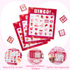 JOYIN Valentines Day Bingo Game Cards (5x5) - 28 Players for Kids Party Card Games, School Classroom Games, Love Party Supplies, Family Entertainment Activities
