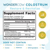 WONDERCOW Colostrum Powder Supplement for Gut Health, Immune Support, Muscle Recovery & Wellness | 40% IgG Highly Concentrated Pure Bovine Colostrum Superfood, Gluten Free, Unflavored, 60 Servings