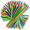 Pick Up Sticks - 240 Pieces Classic Pickup Sticks Retro Toys with 1 Black Bag for Family Fun Game Gift