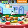 Lollipop Spongebob Kids Kitchen Playset - Interactive Play Food with 2 Krabby Patty Burgers, Seafoam Shake, Kelp Fries, Spongebob Toys Kitchen Set for Kids Ages 3-5