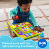 Fisher-Price Laugh & Learn Baby & Toddler Toy Puppys Game Activity Board with Smart Stages Learning Content for Ages 9+ months