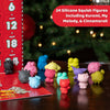 Hello Kitty 50th Anniversary Christmas Advent Calendar - Mochi Silicone Squishy Toys - Includes Kuromi, My Melody, Cinnamoroll & More - From Hello Kitty And Friends - 24 Squishy Gifts