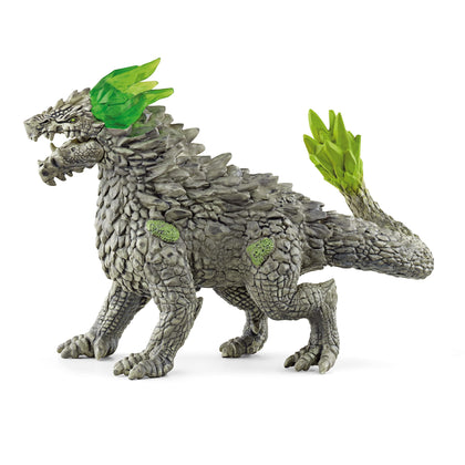 Schleich Eldrador Creatures, Toys for Boys and Girls, Stone Dragon Mythical Creatures Toy Action Figure, Ages 7+, Multicolor, 4.9 inch