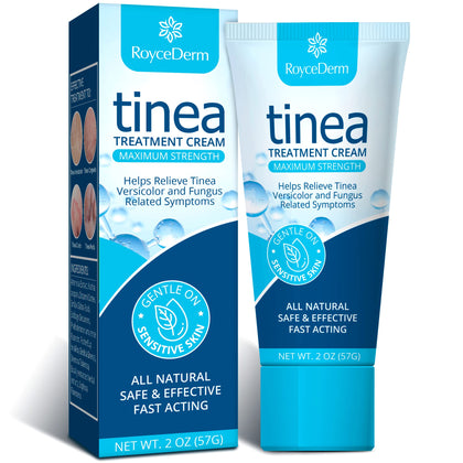 Roycederm Tinea Versicolor Cream, Athletes Foot Cream, Ringworm Treatment for Humans, for Tinea Versicolor & Pedis - Multi-Functional