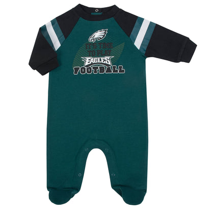 Gerber Unisex Baby Baby Boys NFL Footed Sleep and Play, Team Color, 3-6 Months