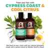 Dr. Squatch Citrus & Cypress Men's Shampoo + Conditioner Hair Bundle - Keeps Hair Looking Full, Healthy, Hydrated