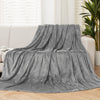 Heated Blanket 72'' x 84'' Full Size, Fast Heating Soft Flannel Blanket for Bed Full-Body Coverage 4 Heating Levels & 10 Hours Timer Settings, Machine Washable, Grey